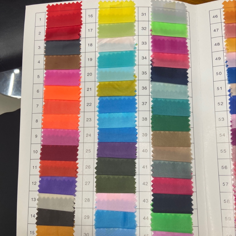 Yellow 190T Polyester Taff Fabric Classic Durable Decorative Arts And Crafts Headwear Clothing Fabric Multi-Color Optional details Picture
