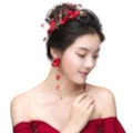 Bridal Tiara Red Border Clip Specification drawing