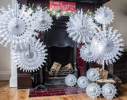 Christmas decorating 30cm snow fan thumbnail