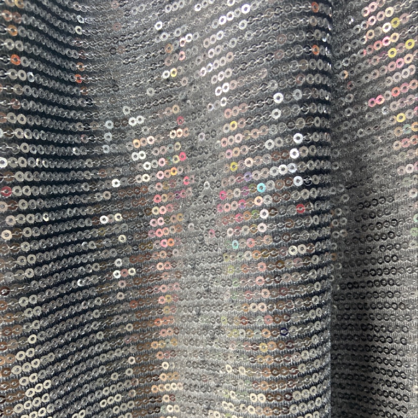 Silver Sequin Combination Sequin Decorative Arts And Crafts Headdress Fabric Multi-Color Optional Clothing Design details Picture