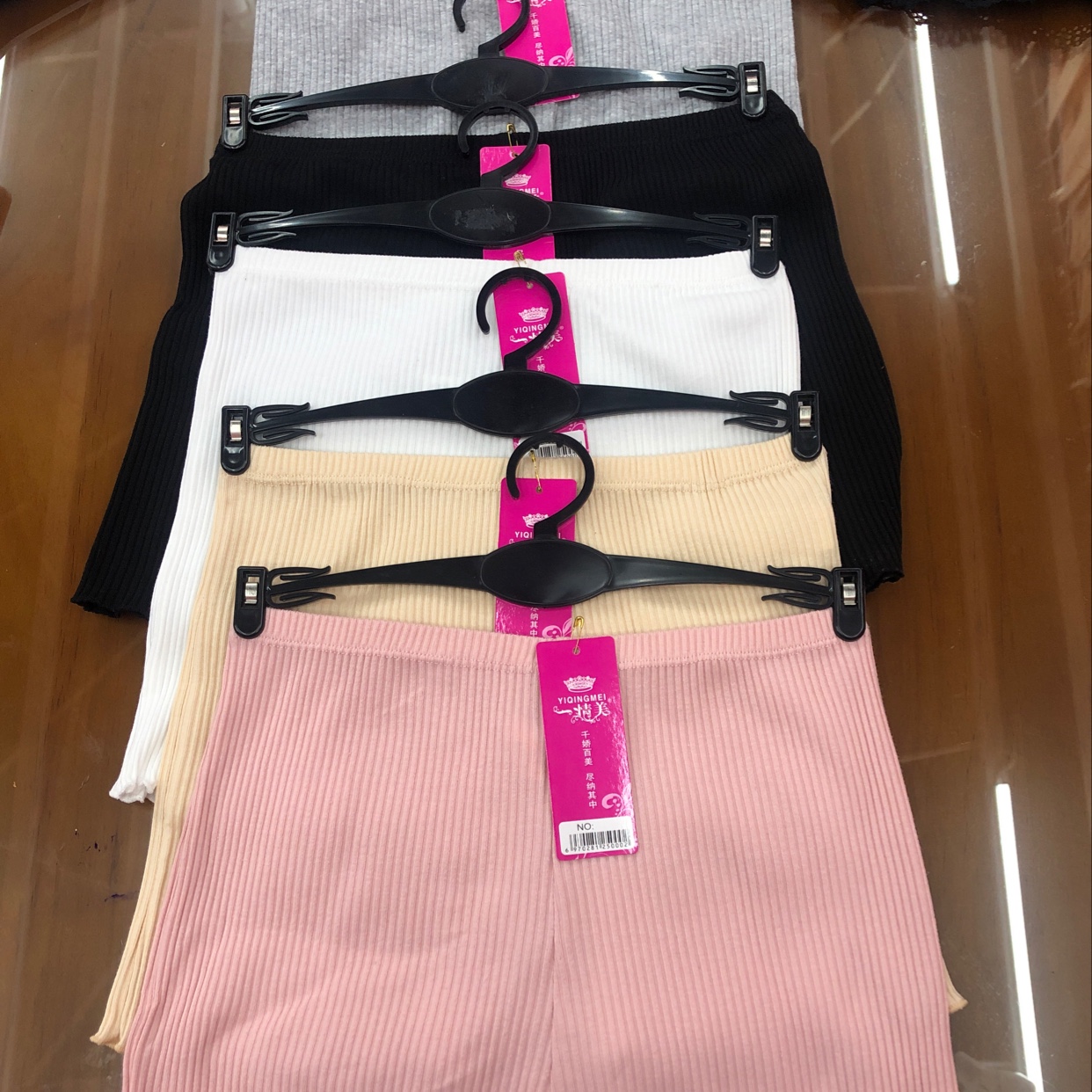 Threaded cotton safety trousers for women