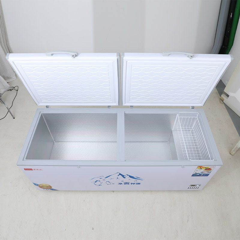 418升双温卧式冰箱冷柜大冰柜冷藏商用大容量小冰柜冷冻柜家用详情图3