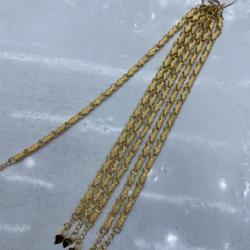 Imitation gold decorative bracelet female brass gold plated head ornament timeless imitation Vietnamese gold Coin minnow bracelet