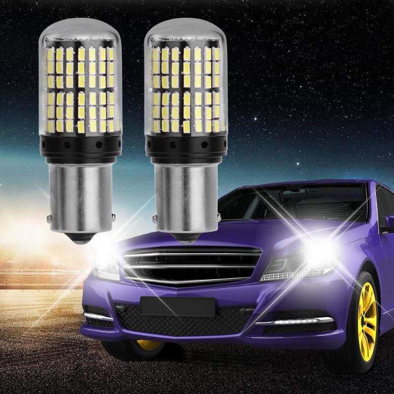 Automotive LED turn signal 1156-30 14-144 SMD cross-flow 12-28v ultra-bright truck light pic 1