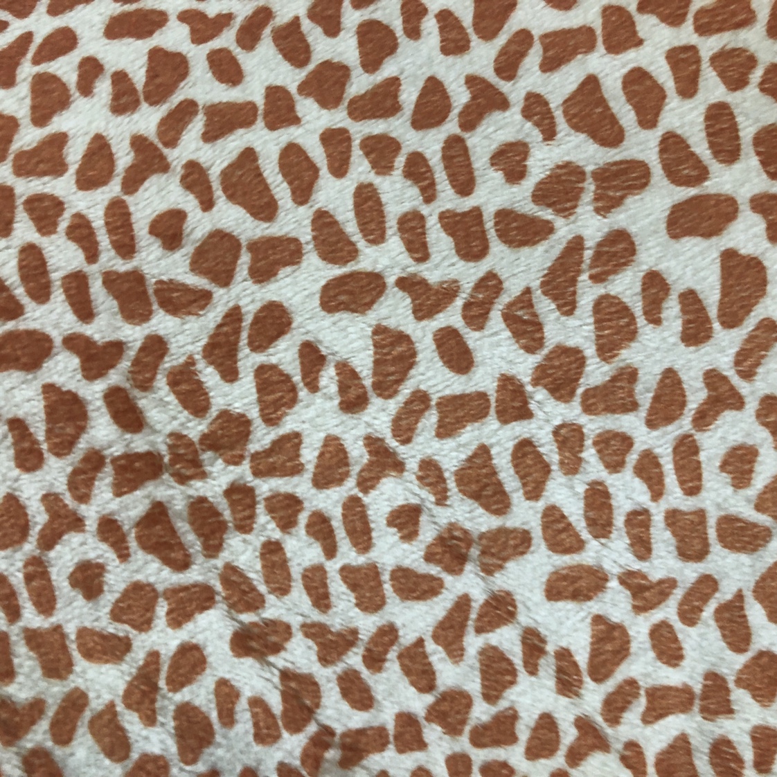 Printed short plush fabric imitating the super soft giraffe pattern short plush fabric