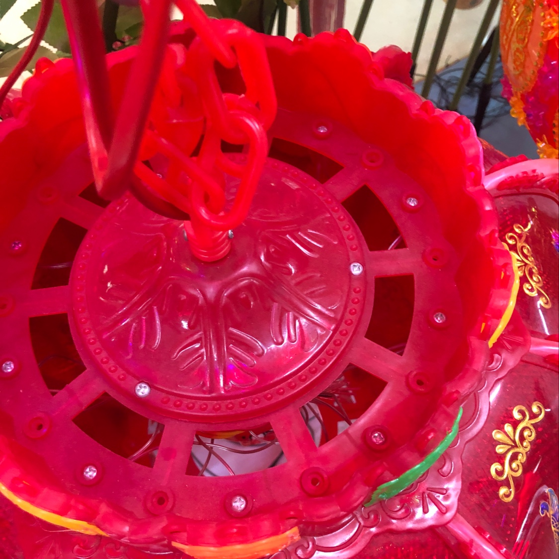 Congratulations and Prosperity! 2021 new model of rotating lights, factory direct sales, wedding supplies, festive wedding and festival supplies, moving into a new home Application Scenario