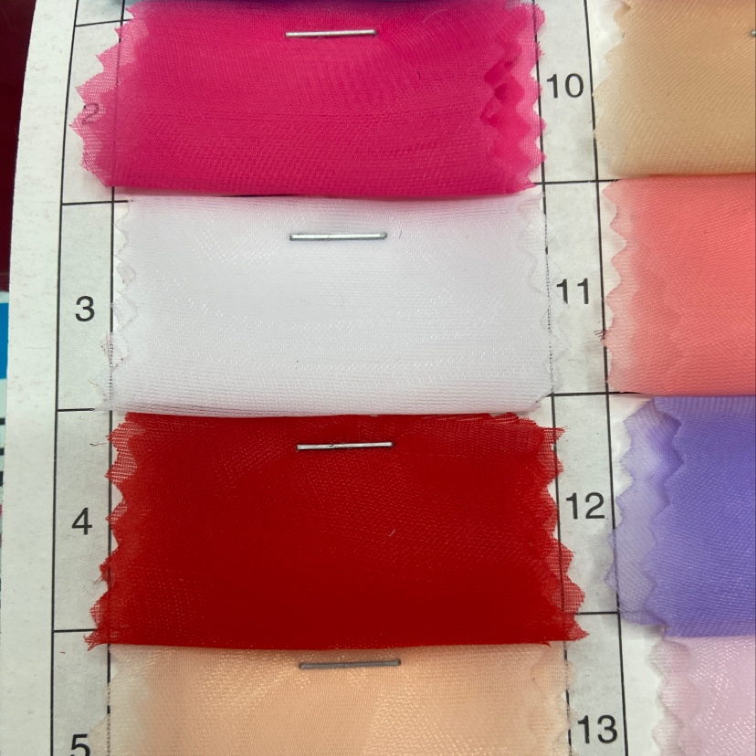 红色星光纱布料多色可选服饰装饰品工艺品头饰布料服装设计