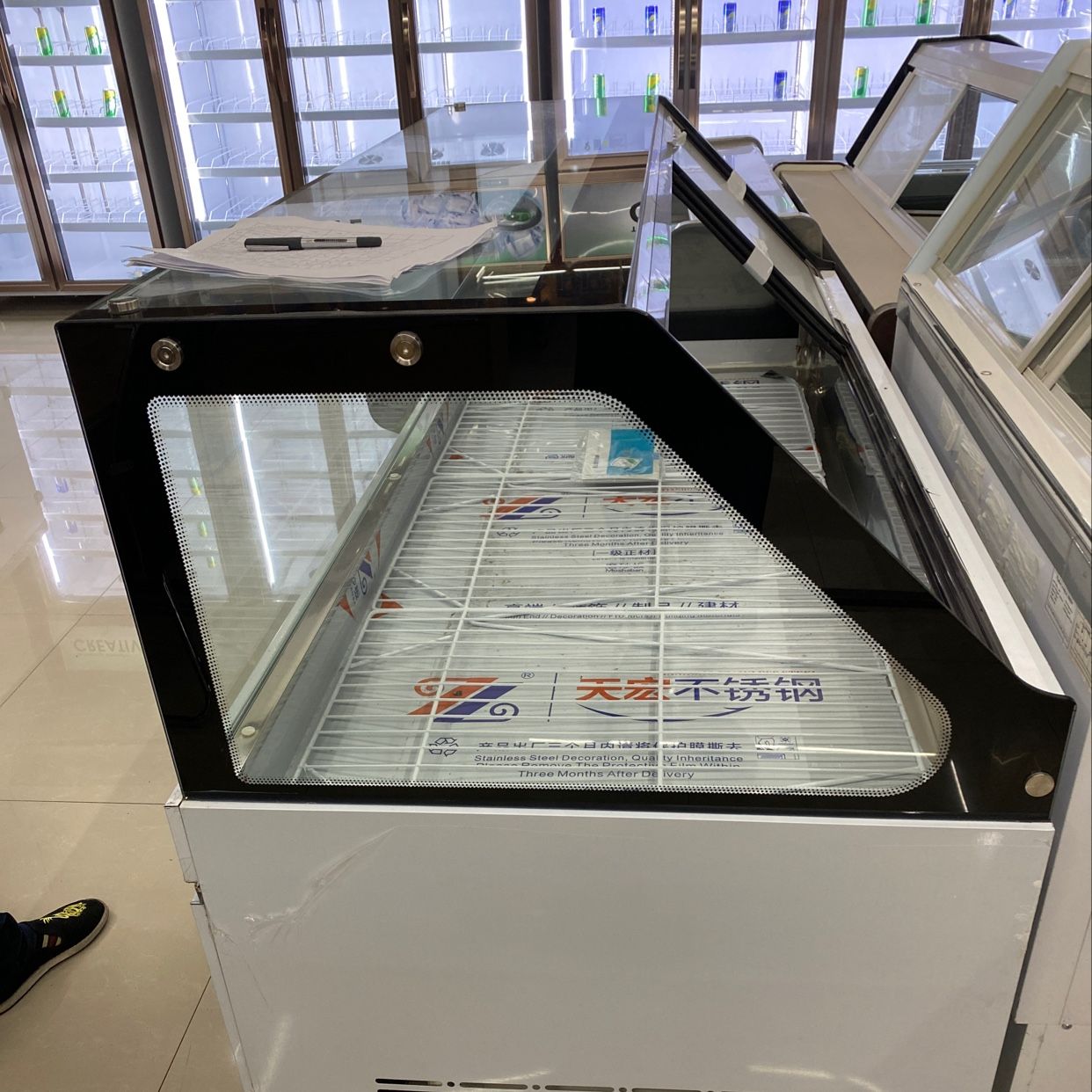 双温熟食柜商用玻璃水果熟食甜品冰柜风冷台式保鲜柜详情图1