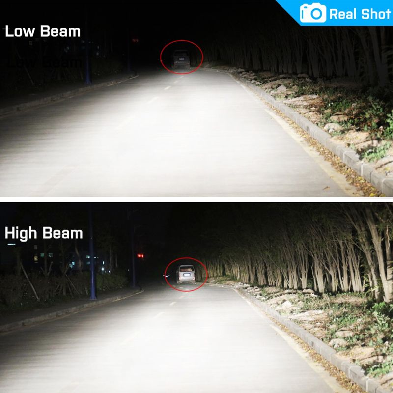 led汽车前大灯60W改装车灯超亮COB灯珠T9汽车LED大灯                   详情6