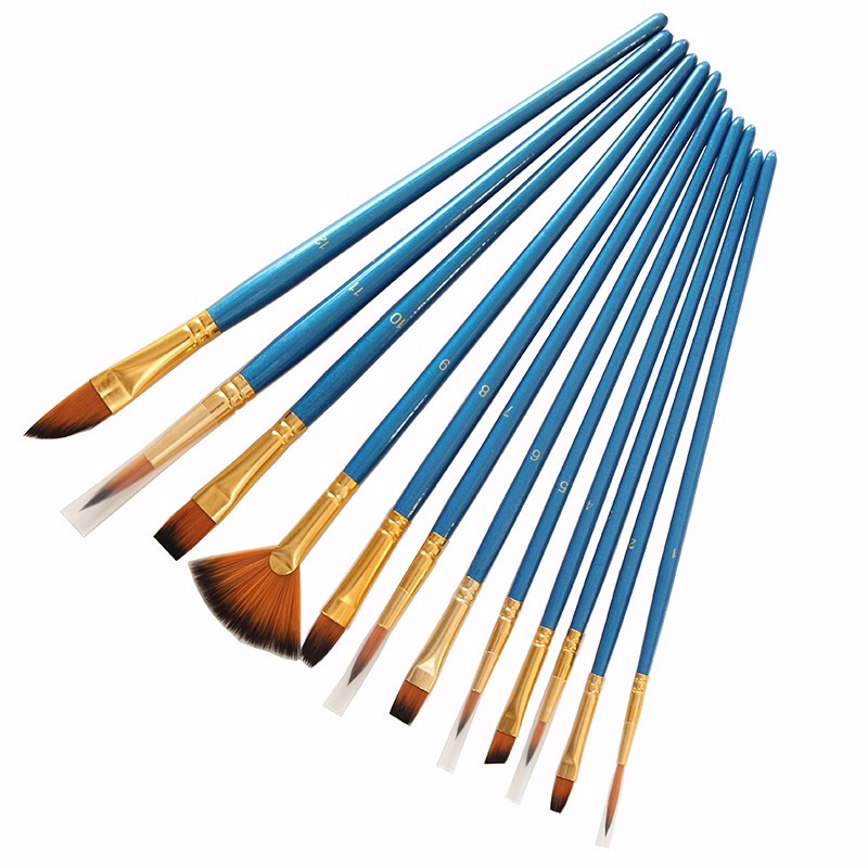 Nylon wool brush set with 12 sets thumbnail