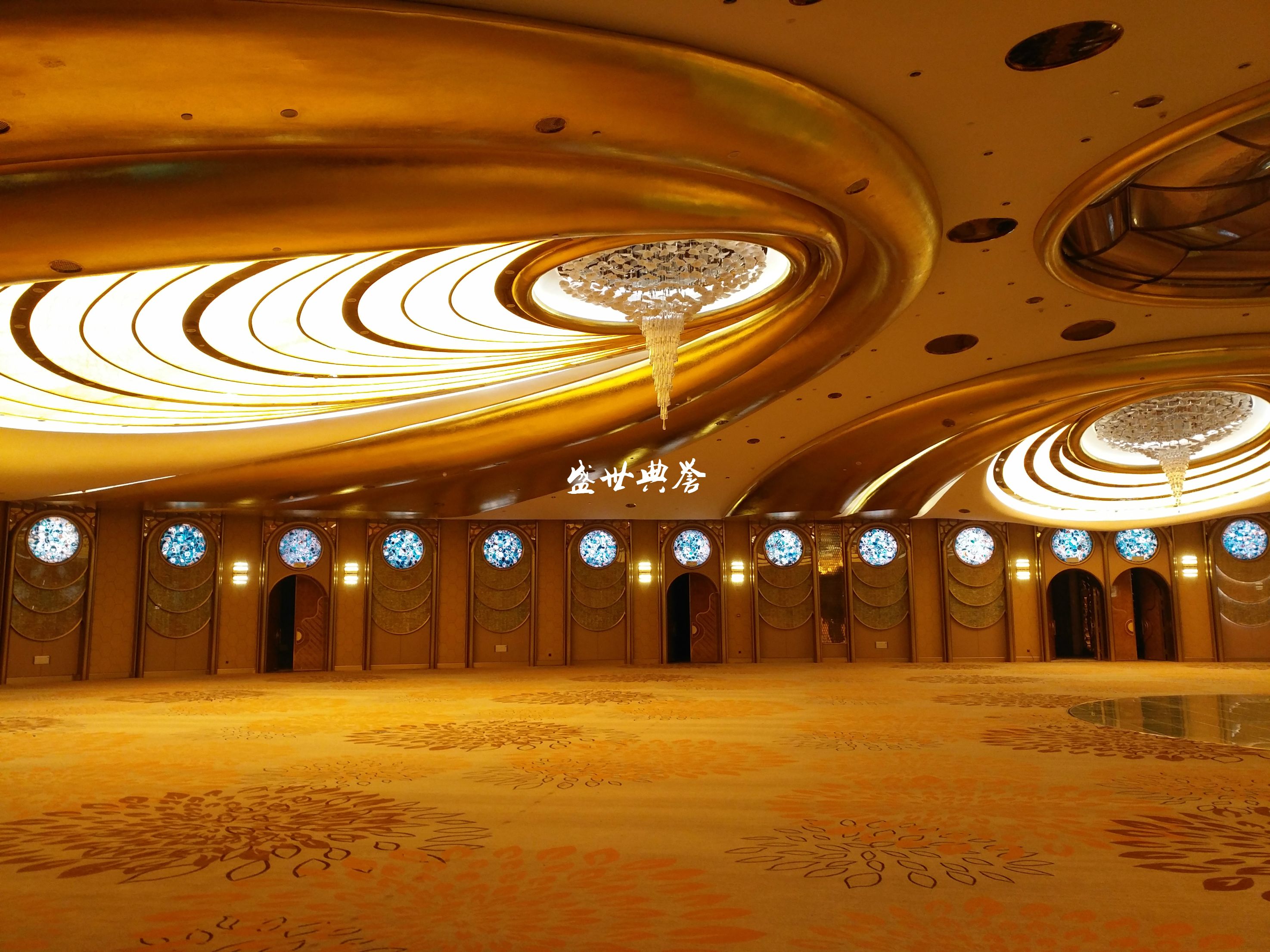 北京五星级酒店宴会厅婚礼活动舞台定做 国际会议中心演讲舞台详情图16