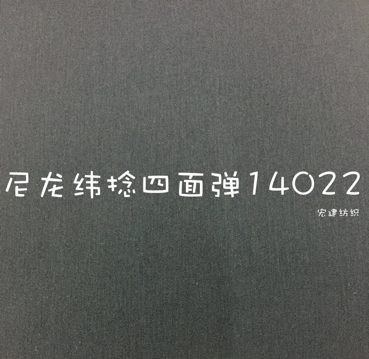 宏建纺织尼龙纬捻四面弹14022