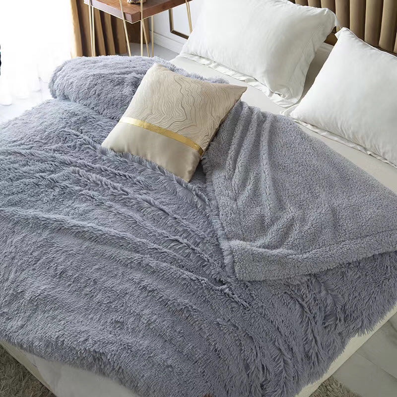 Long Wool Lamb Blanket Specification drawing