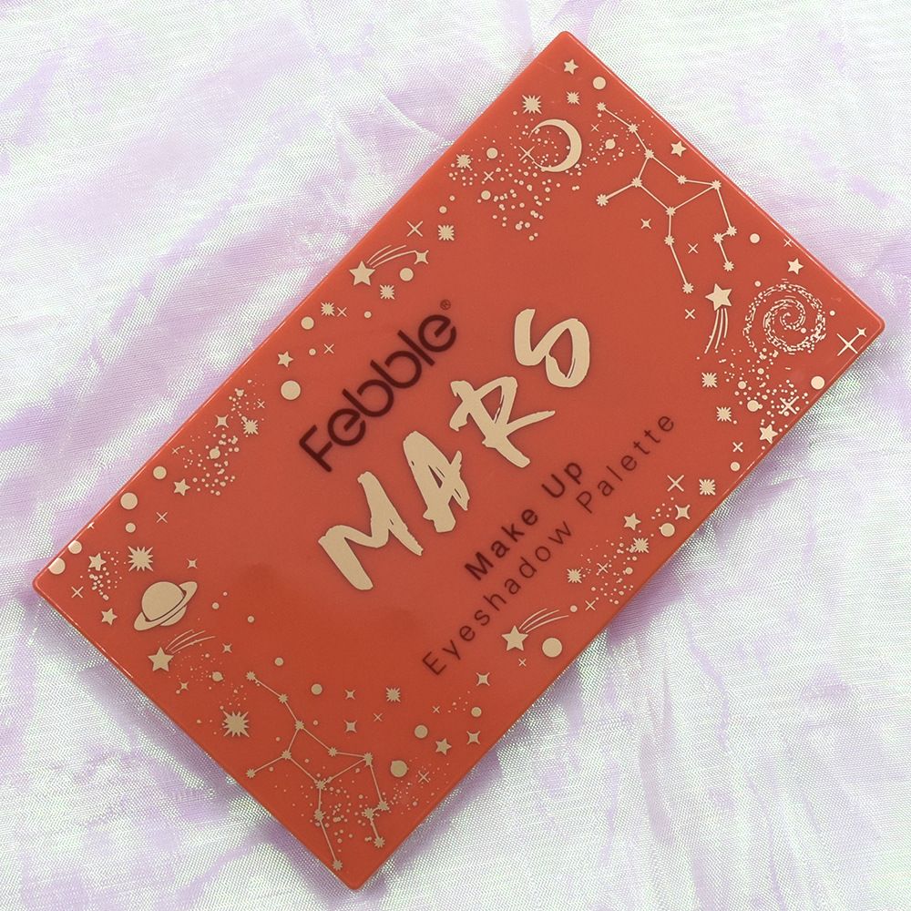 【Febble】Es3628-4 New Star 18 Color Orange Soda Eye Shadow Net Red Orange Comprehensive Plate details Picture