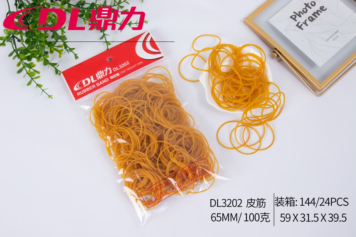 DL3202 Rubber band 100g yellow thumbnail