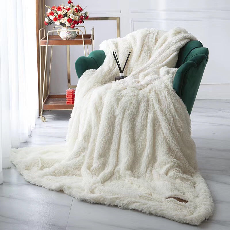 Long Wool Lamb Blanket undefined