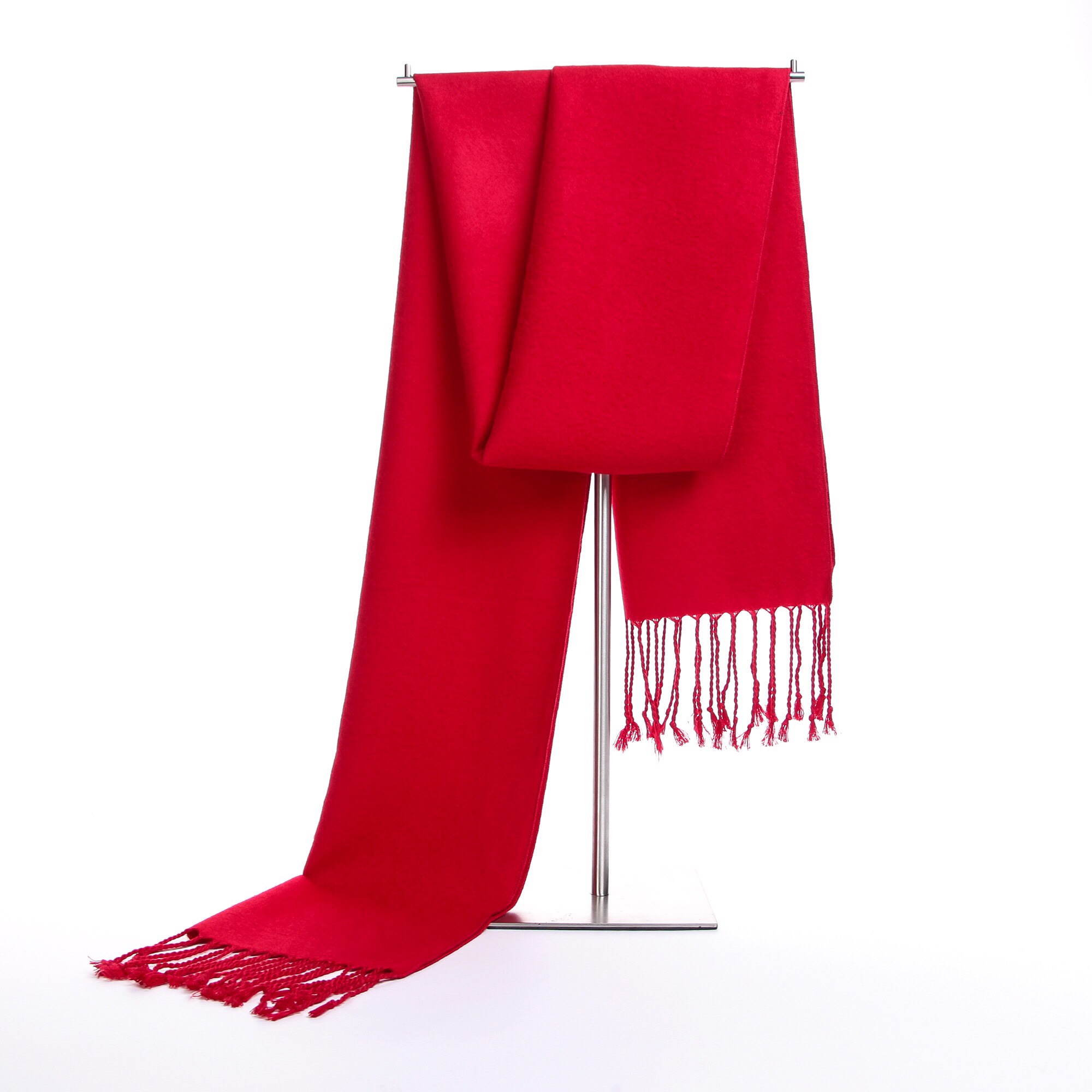 Chinese Red Cashmere Scarf 🧣 details Picture