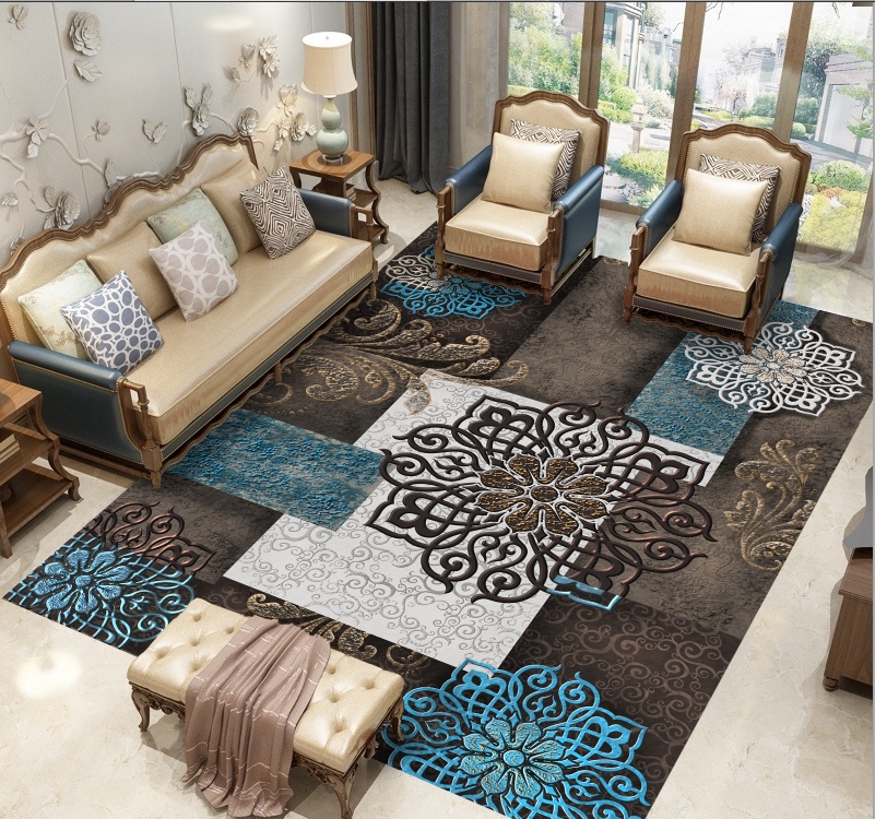 复古地垫细节图