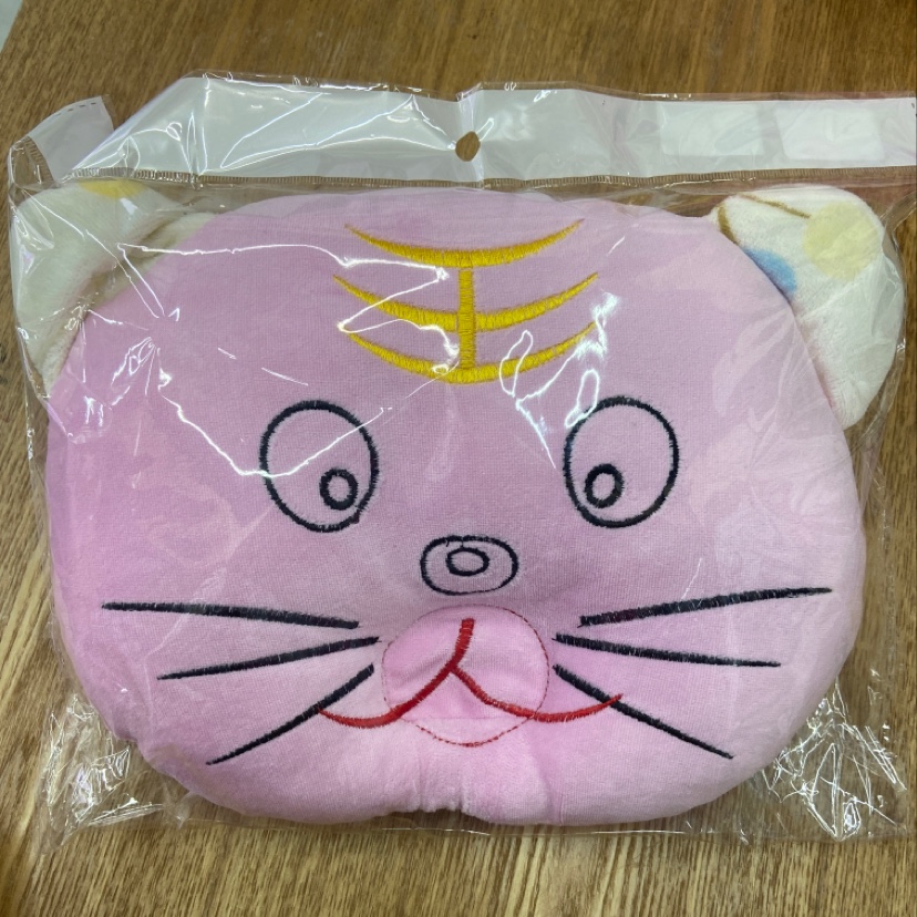 Velvet tiger style pillow-shaped pillow