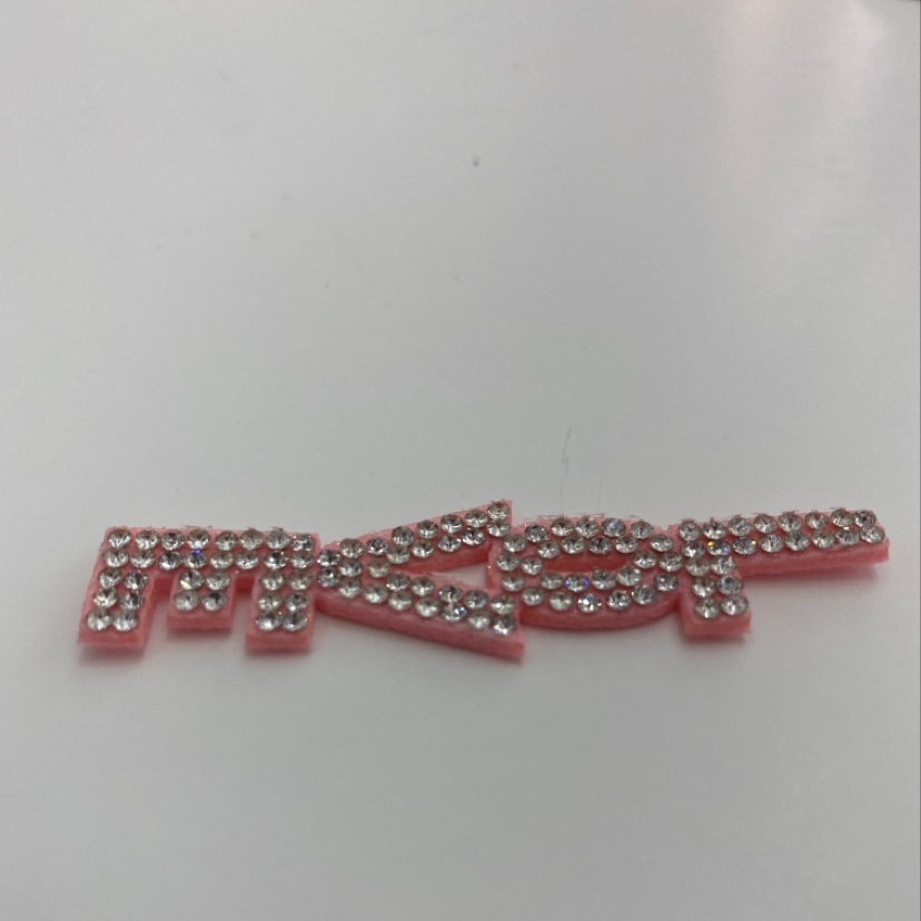 Vertical bar LOVE ultrasonic accessory jewelry, headwear color, small ding cloth flower, handcrafted decorative flower, vertical bar LOVE ultrasonic accessory jewelry, headwear color, small ding cloth flower, handcrafted decorative flower, vertical bar LOVE ultrasonic matching Specification image