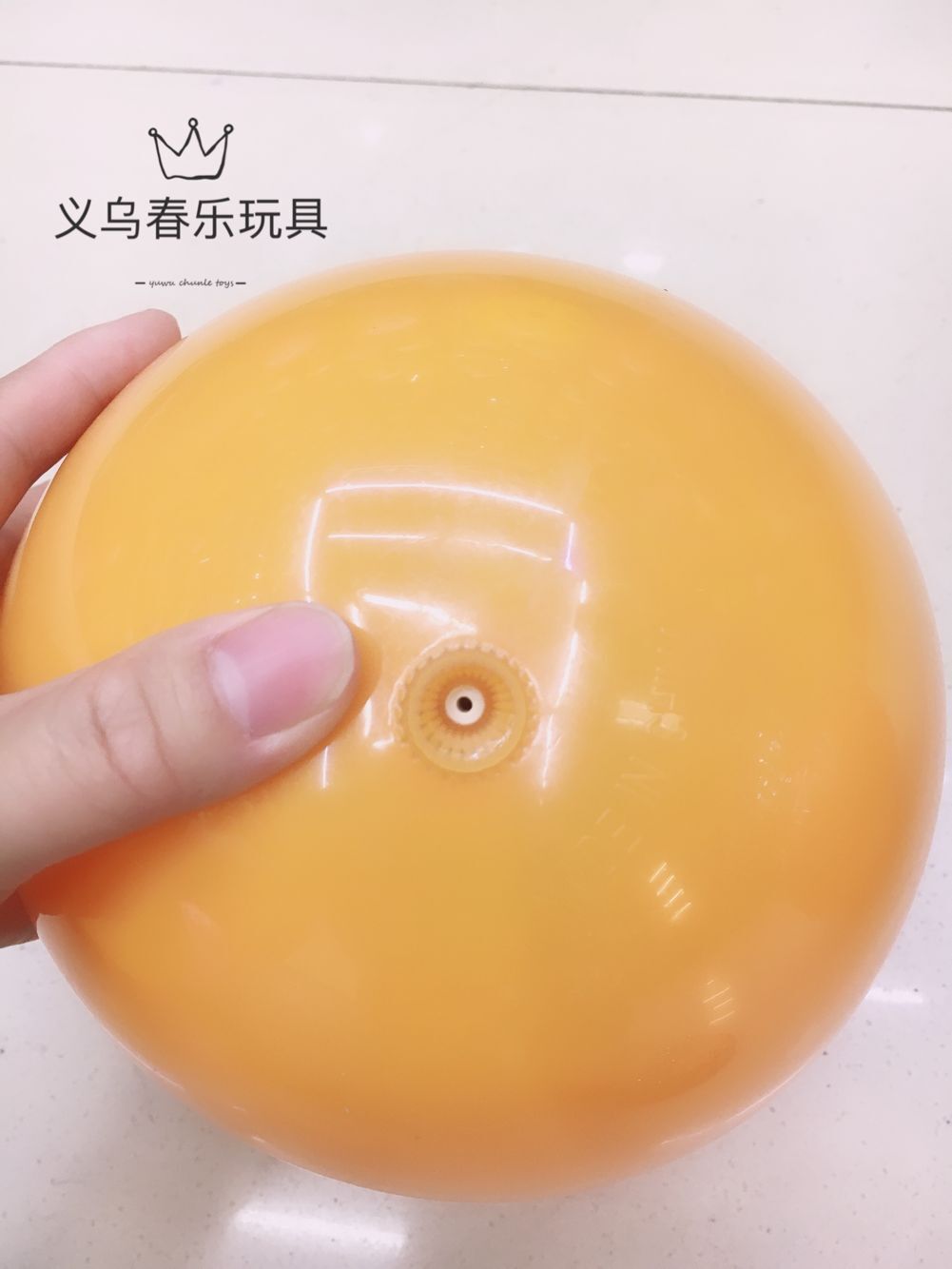 地摊批发加厚充气拍拍球幼儿园儿童皮球宝宝卡通玩具16厘米卡通球详情2