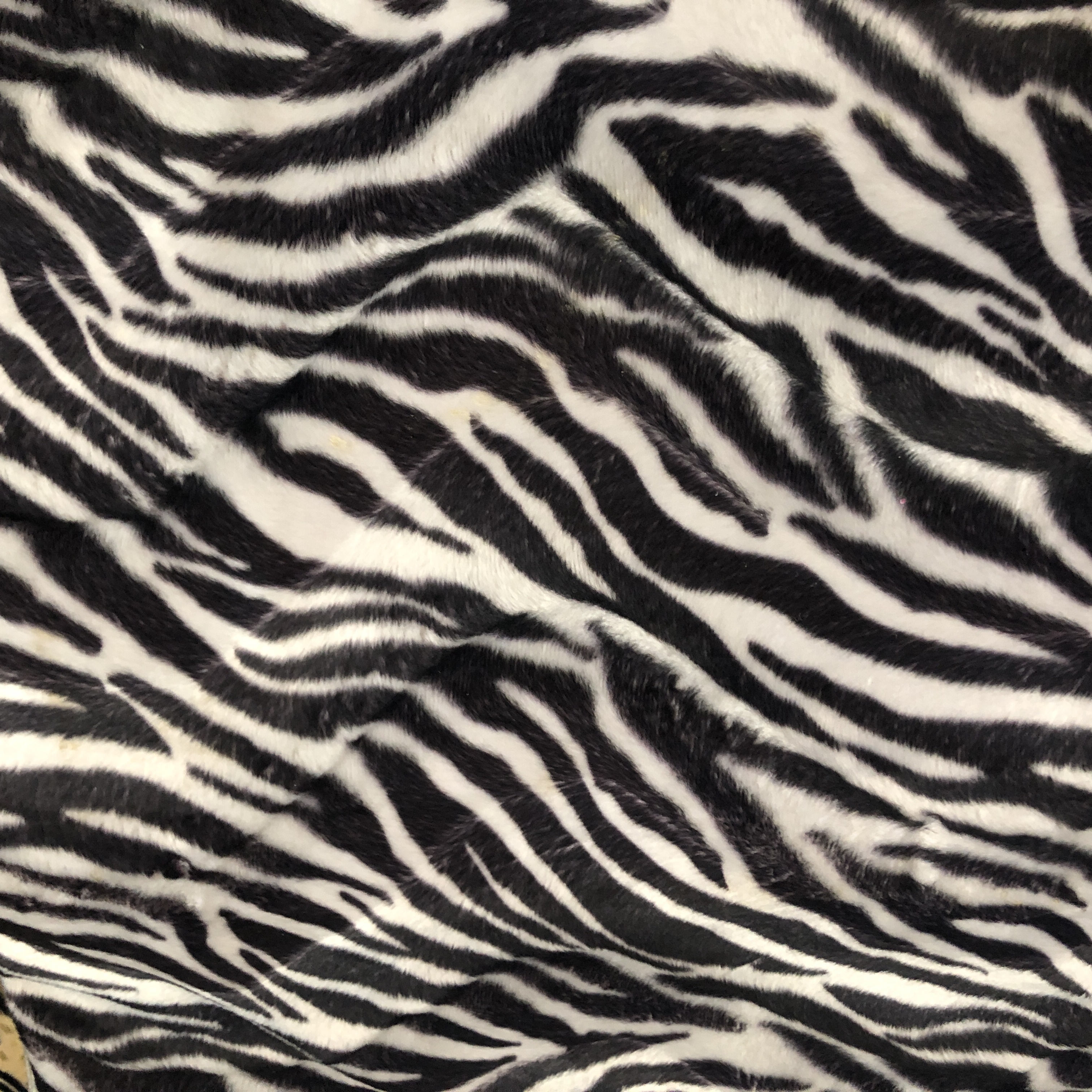 Factory direct sales of thickened brushed zebra striped short plush fabric for the current season's new products Application Scenario