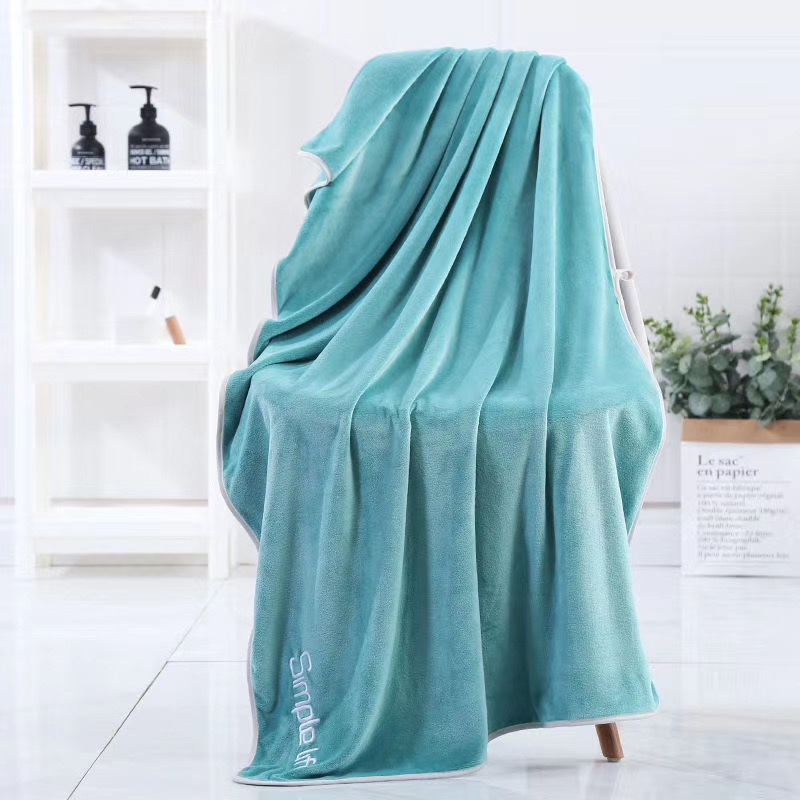 珊瑚绒青春派浴巾