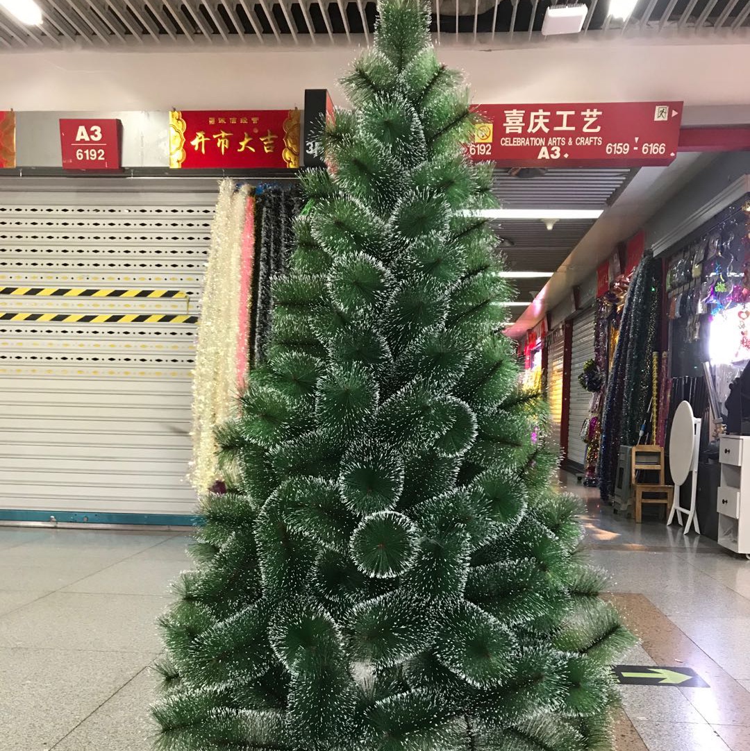 210CM雪花松针
圣诞树圣诞节庆装饰圣诞松针树