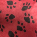 Direct sales of short plush fabric with cat and dog paw prints from the manufacturer for the current season's new products Specification image
