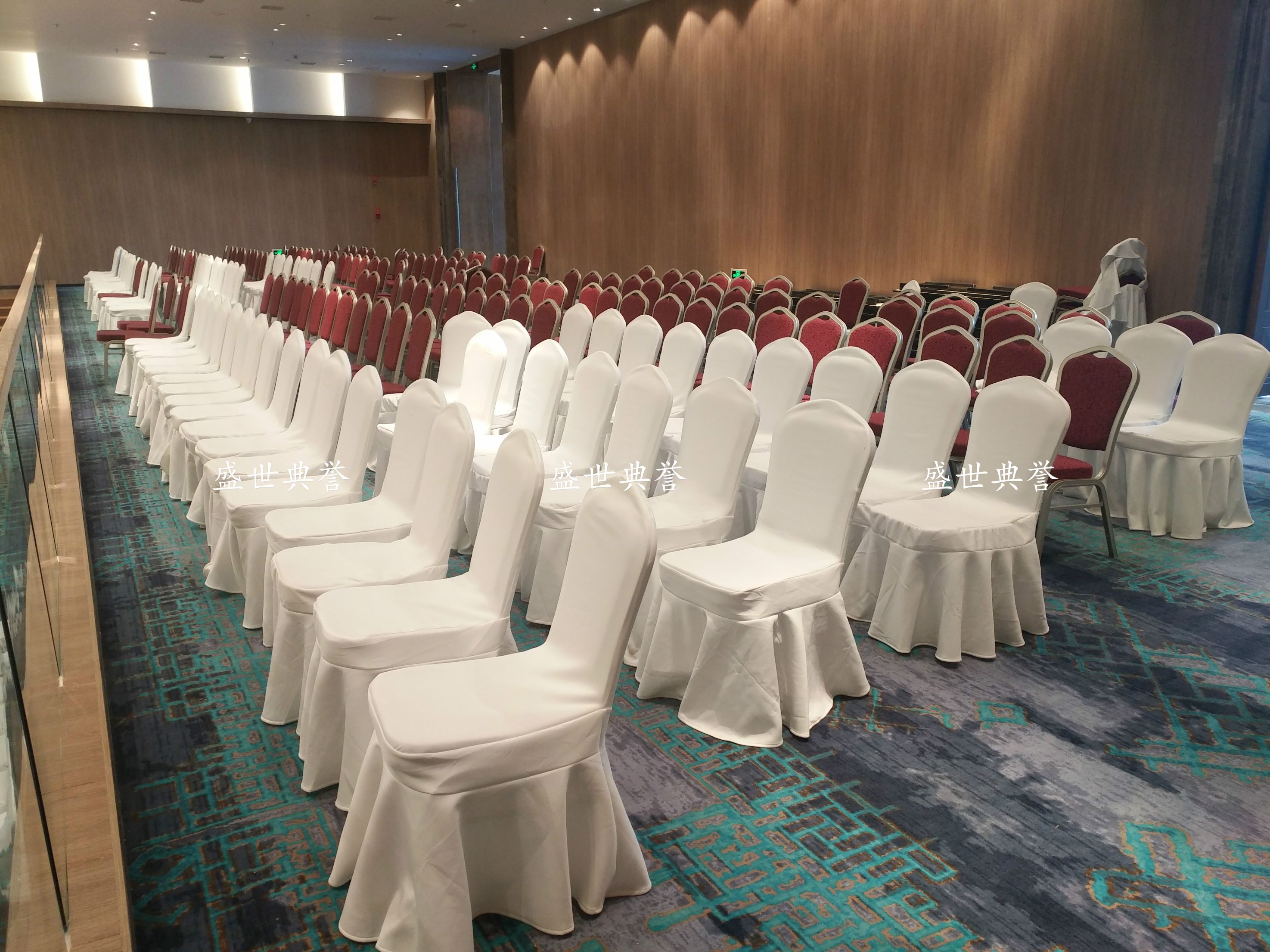 杭州国际五星级酒店宴会厅餐桌椅 会议中心婚礼会议铝合金椅子详情图5