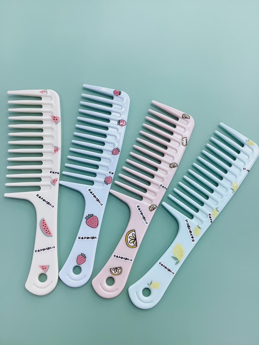 Extra-large toothed hair perming comb details Picture