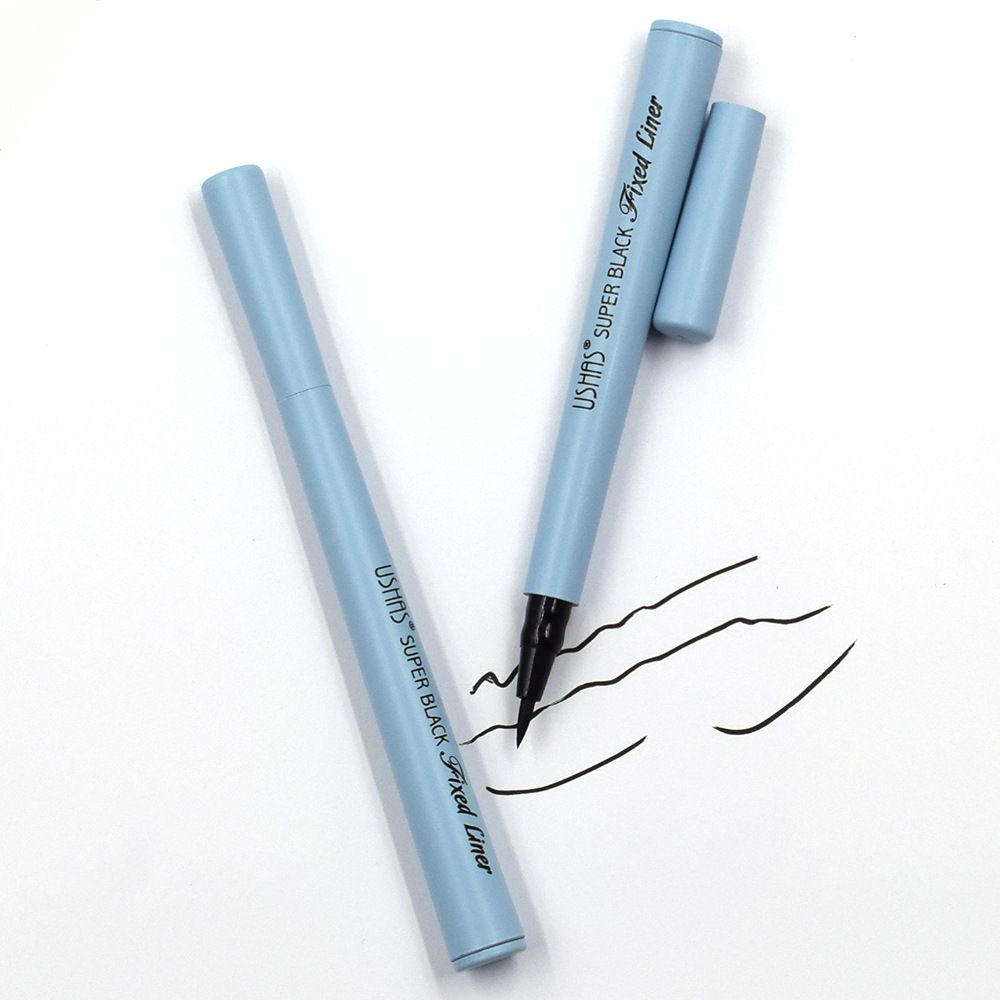 【USHAS】TP270 Cool Black Waterproof Quick-Drying Eyeliner Gel Pen Liquid Eyeliner Gel Pen Water-based Pen Matte Blue Tube pic 4