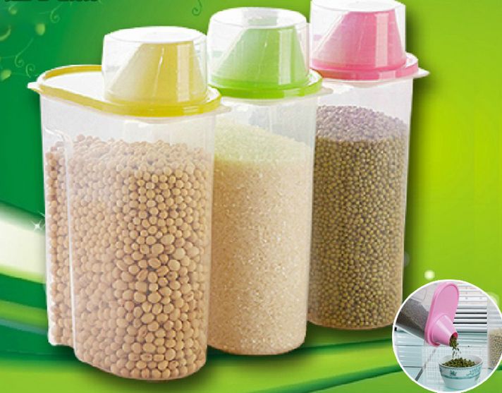 Creative kitchen storage containers for household daily necessities