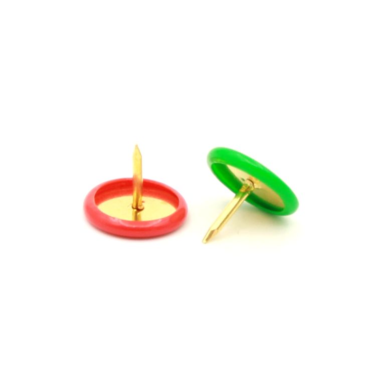 卡卡五金 1652吸塑卡装包塑彩色图钉(Color thumbtacks)办公用品详情图2