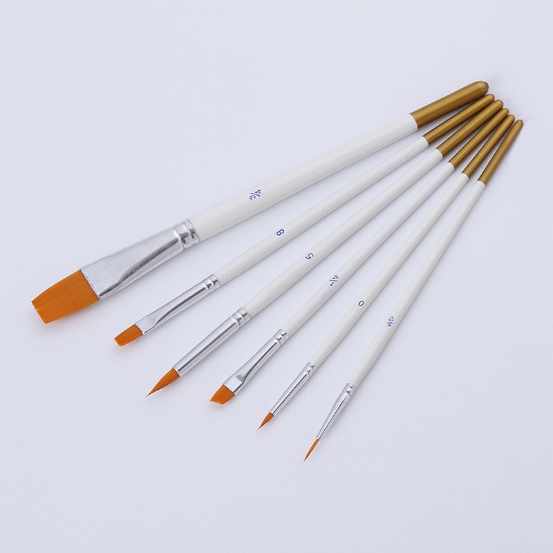 6 nylon wool white - rod brushes