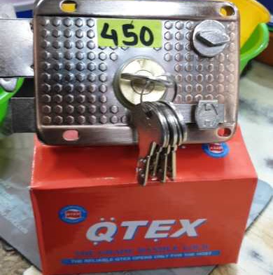 Wooden door lock
