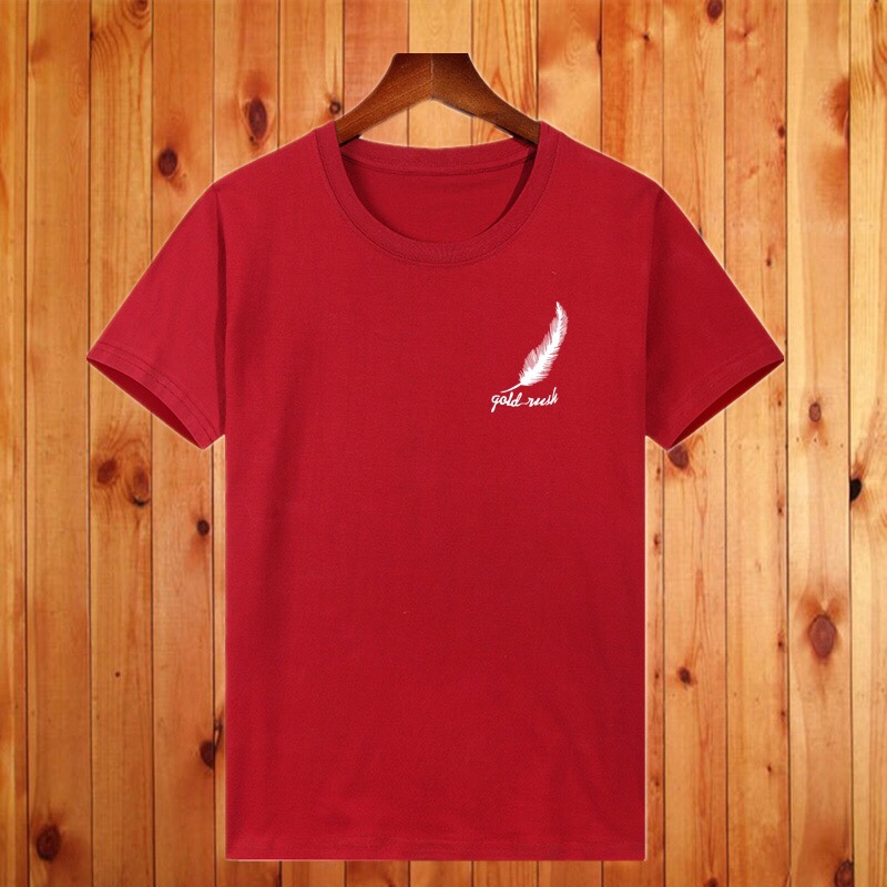 Loose Red Short Sleeves details Picture