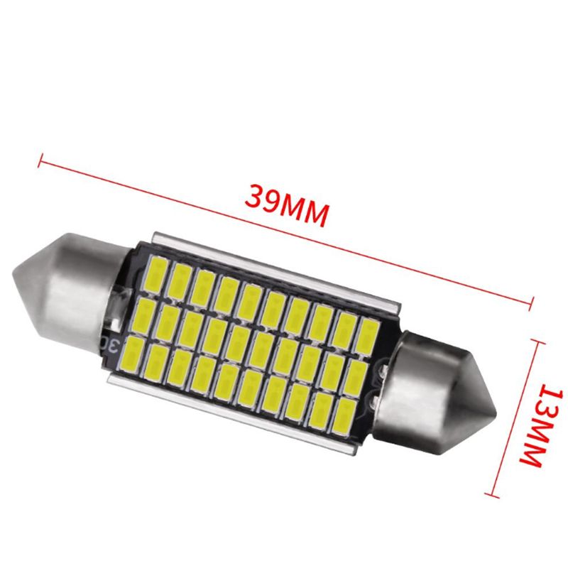 汽车灯解码31 36 39 41MM  3014阅读灯车顶灯汽车LED双尖牌照灯详情3