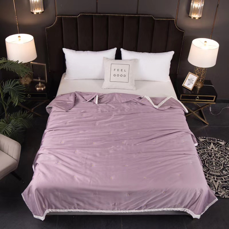 Tencel Solid Color Spot Summer Quilt