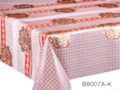 三贴压纹桌布台布白底实物图