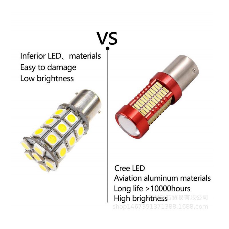 PENCL 106 lamp beads, automotive LED brake lights, rear fog lights, turn signals, daytime running lights, 4014 lamp beads, 1156/1157 detail image 3