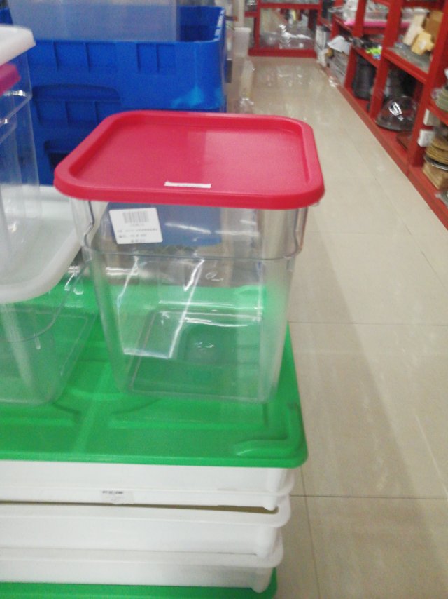 长方形商用塑料密封保鲜盒冰箱专用食品级大容量厨房食堂收纳盒子详情图2