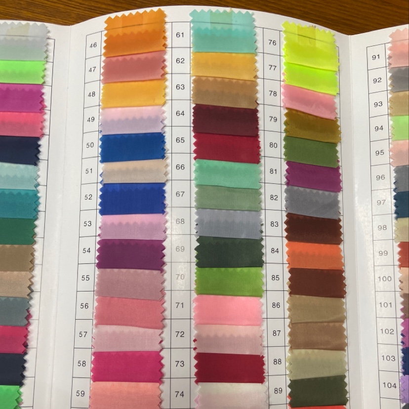 Light Green 190T Polyester Taff Fabric Classic Durable Decorative Arts And Crafts Headwear Clothing Fabric Multi-Color Optional Specification drawing