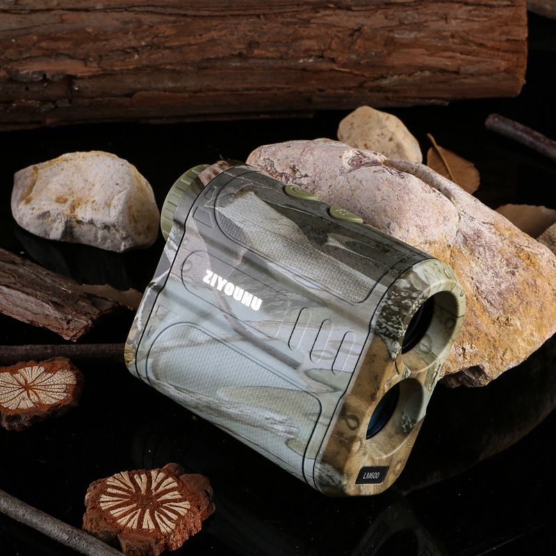 ZIYOUHU 600-meter multi-functional 6x high-definition laser rangefinder for height, distance, speed and Angle measurement, outdoor engineering Application Scenario