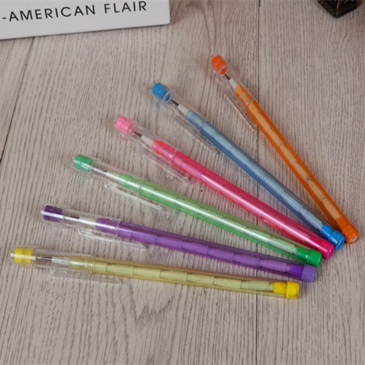 Write constantly pencil bullet pen successively pen with rubber egg - laying pen thumbnail