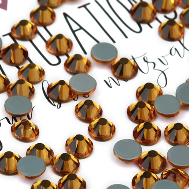 Jellystone Golden Ss30 Imitation O Hot Diamond Flat Bottom Drill 288 Pieces/Package Clothing Hairpin Nail Stick Diamond Set Diamond Specification drawing