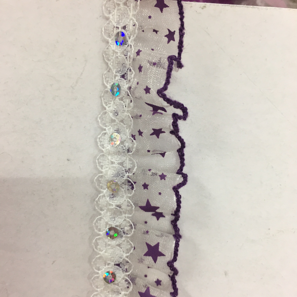 8-inch gauze tape with ten curved threads