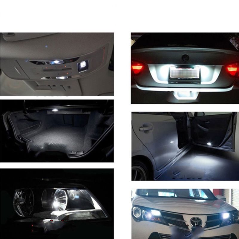 外贸爆款车灯 T10 3030 4SMD 示宽灯解码高亮led阅读灯 牌照灯w5w详情4