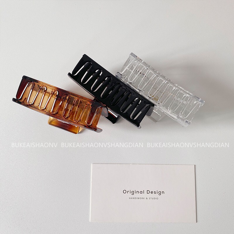 夹子抖音火爆女夏季清新郁金香抓夹 时尚后脑勺盘发马尾夹百搭发饰饰品