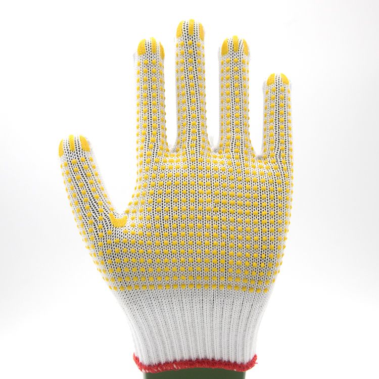7 needle yellow dot gloves thumbnail
